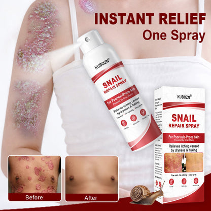 KUBOZN® Snail Repair Spray for Itchy, Flaky Psoriasis Skin 1 (offer)