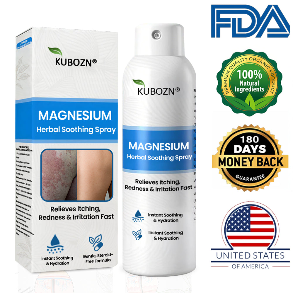 ✅  Official Store: KUBOZN® Magnesium Herbal Psoriasis Spray ⚕️ FDA Certified
