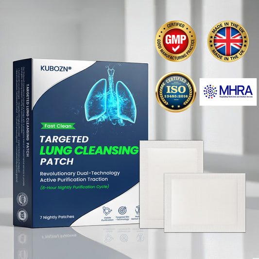 KUBOZN® Targeted Lung Cleansing Patch;End cough and chest tightness caused by smoking: Activate your lungs' self-cleaning mechanism and regain the freedom to breathe.
