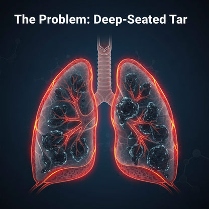 KUBOZN® Targeted Lung Cleansing Patch;End cough and chest tightness caused by smoking: Activate your lungs' self-cleaning mechanism and regain the freedom to breathe.