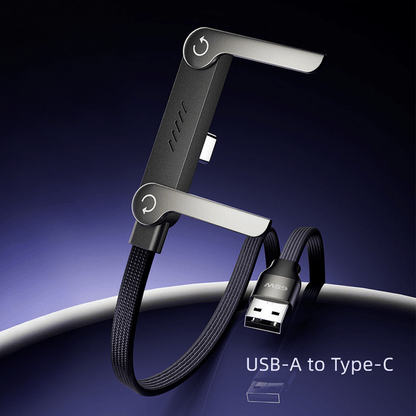 🥇KUBOZN® 2-in-1 Invisible Holder Charger Cable – 240W Fast Charging Cord with Built-In Phone Stand (Offer)