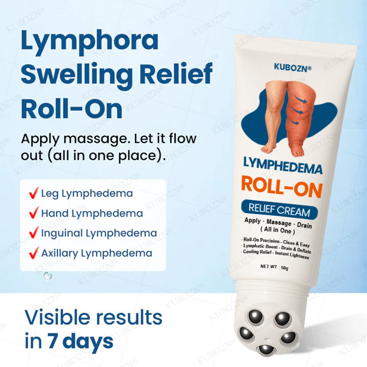 KUBOZN® Roll-On  Cream for Lymphatic Drainage & Swelling Relief